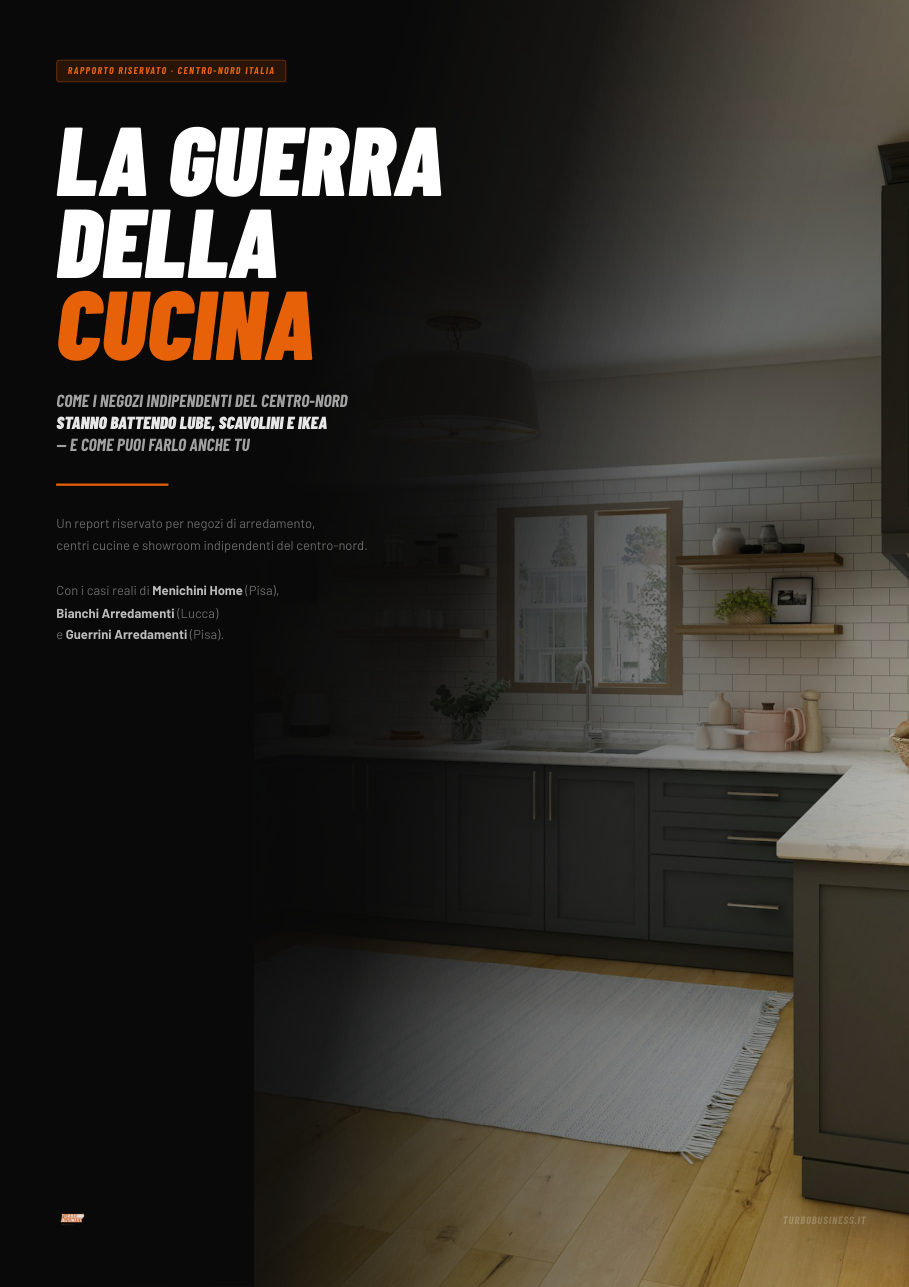 Copertina del report La Guerra della Cucina di Turbo Business